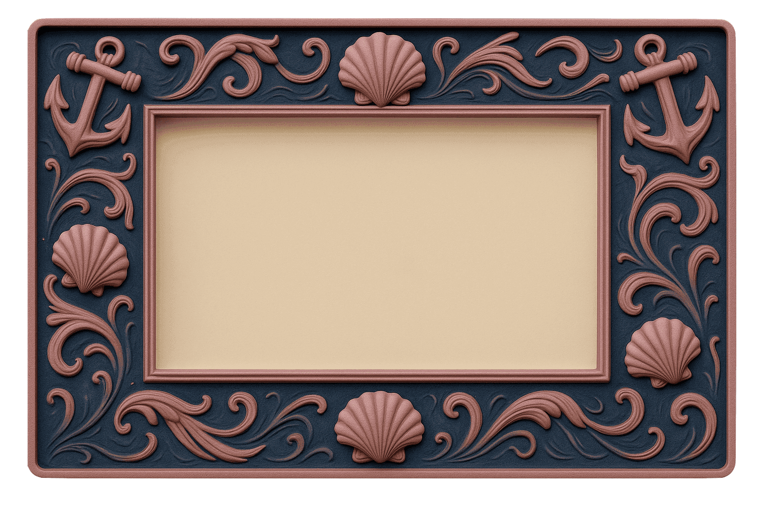 Decorative frame for title